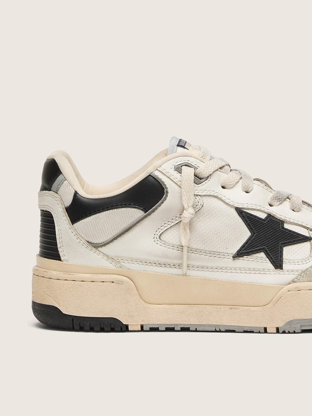 Women’s Forty2 with black star and black leather heel tab