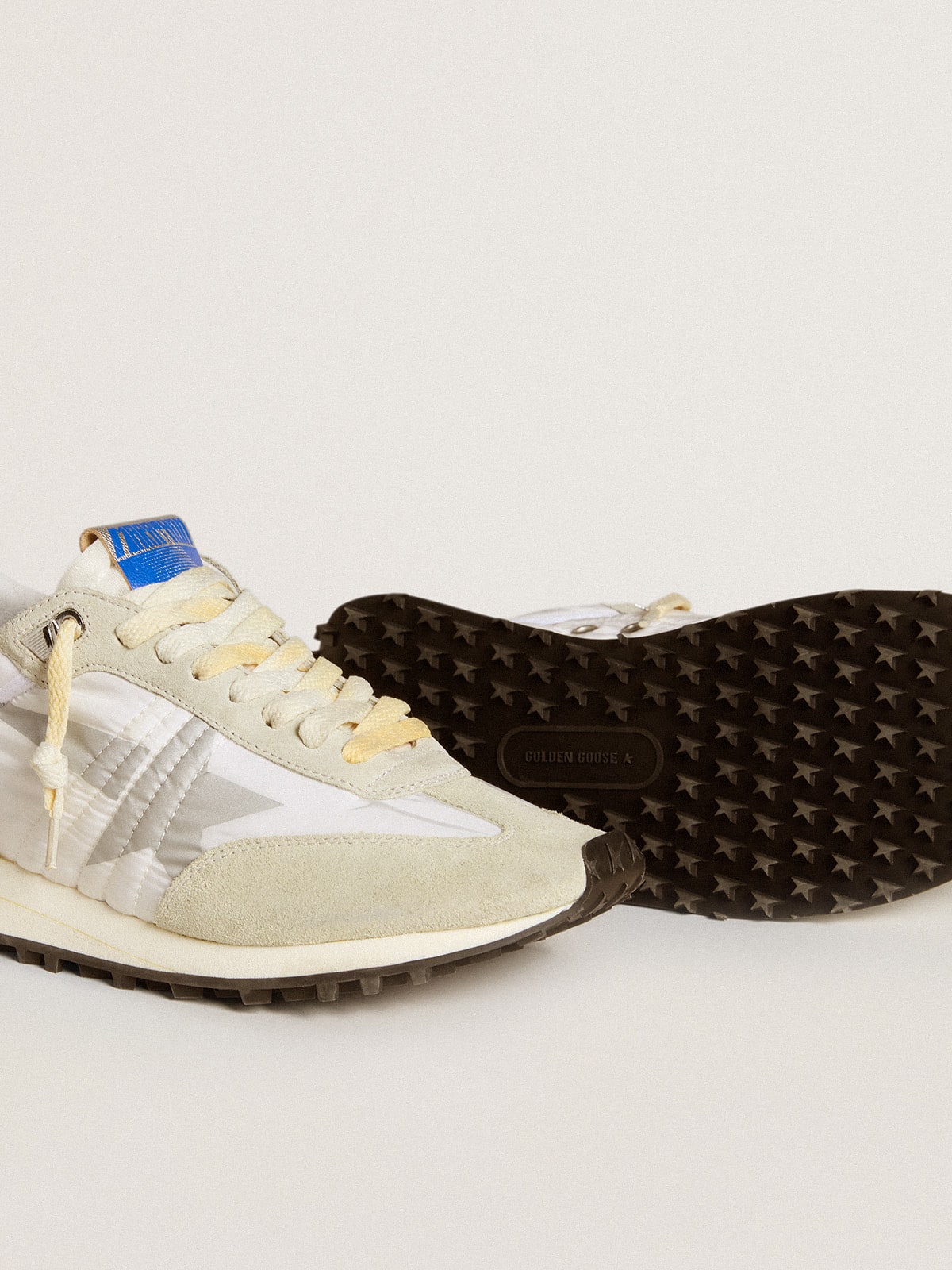 Women’s Marathon with white nylon upper and silver star