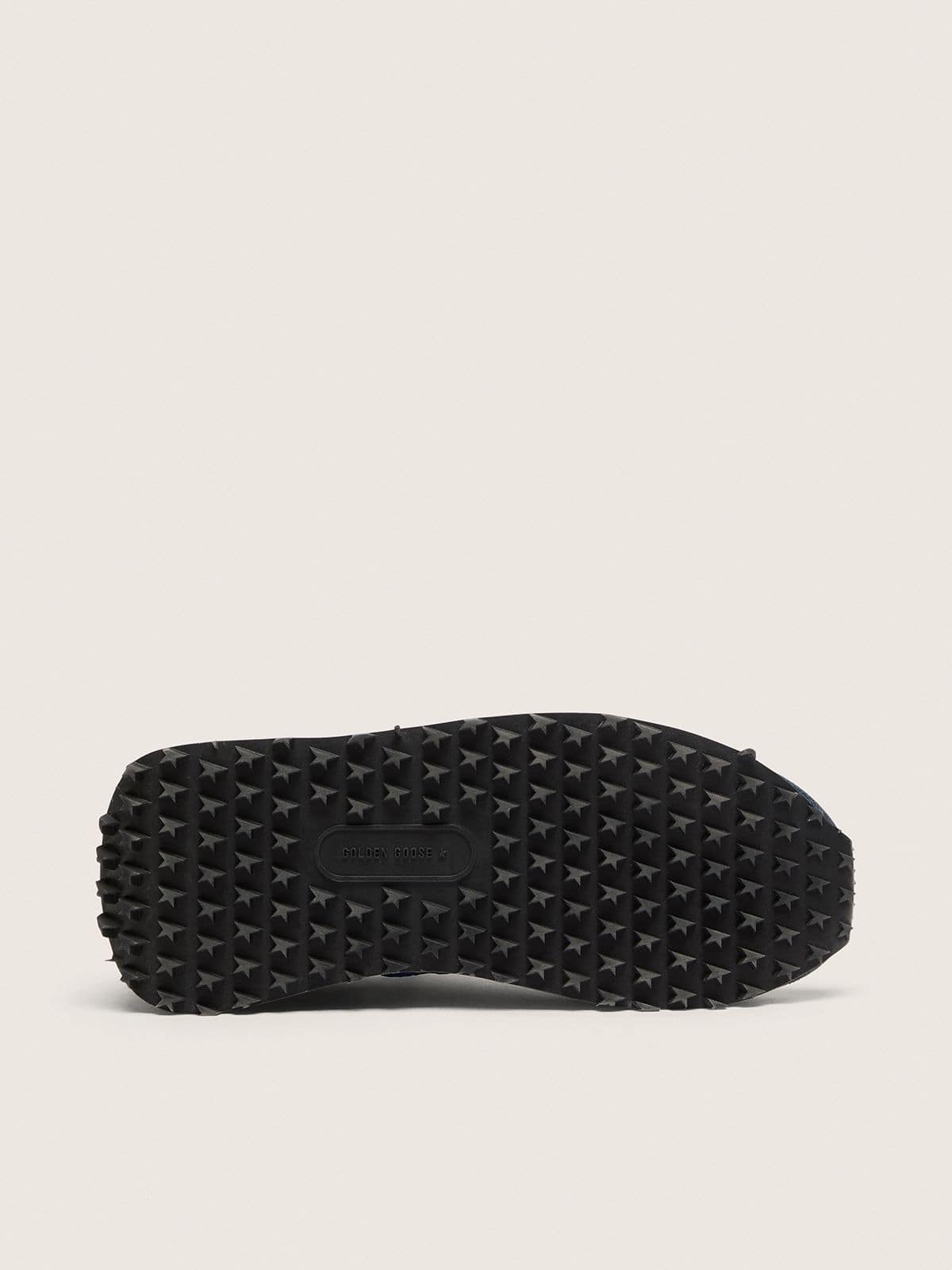 Women’s Marathon with blue nylon upper and white star