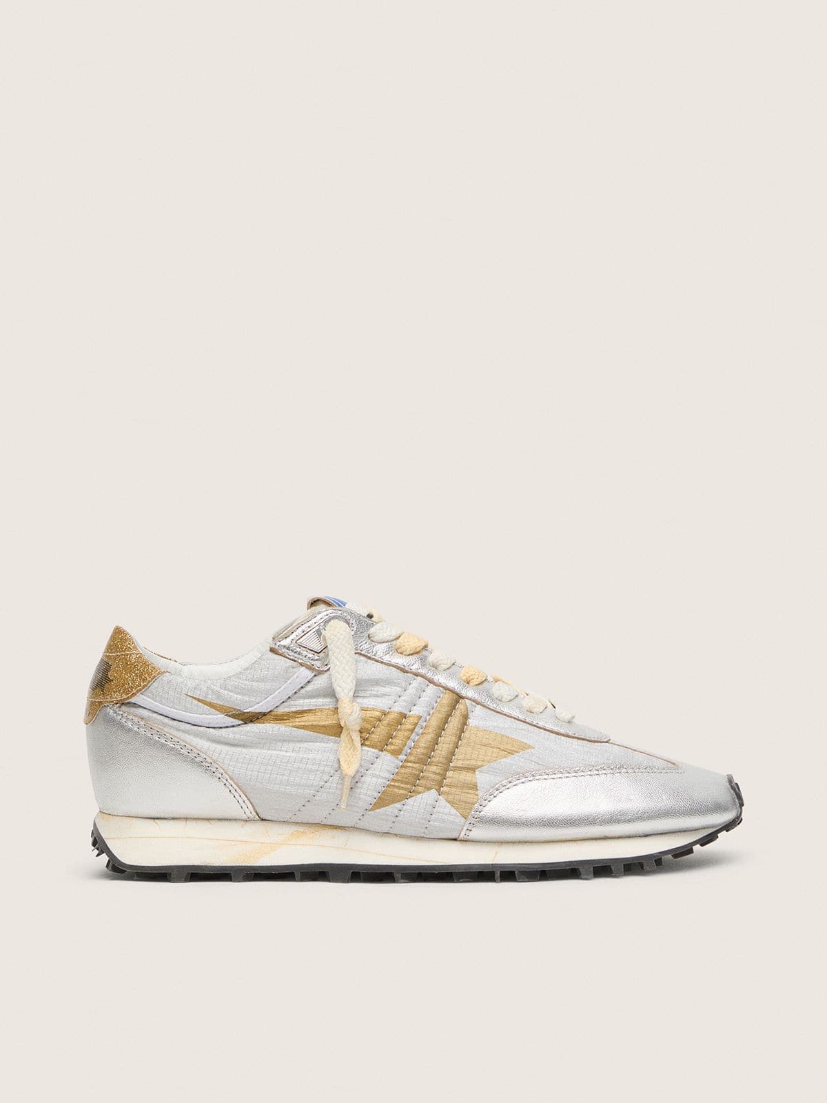 Women’s Marathon with silver ripstop nylon upper and gold star