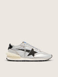 Women’s Marathon with silver ripstop nylon upper and black star