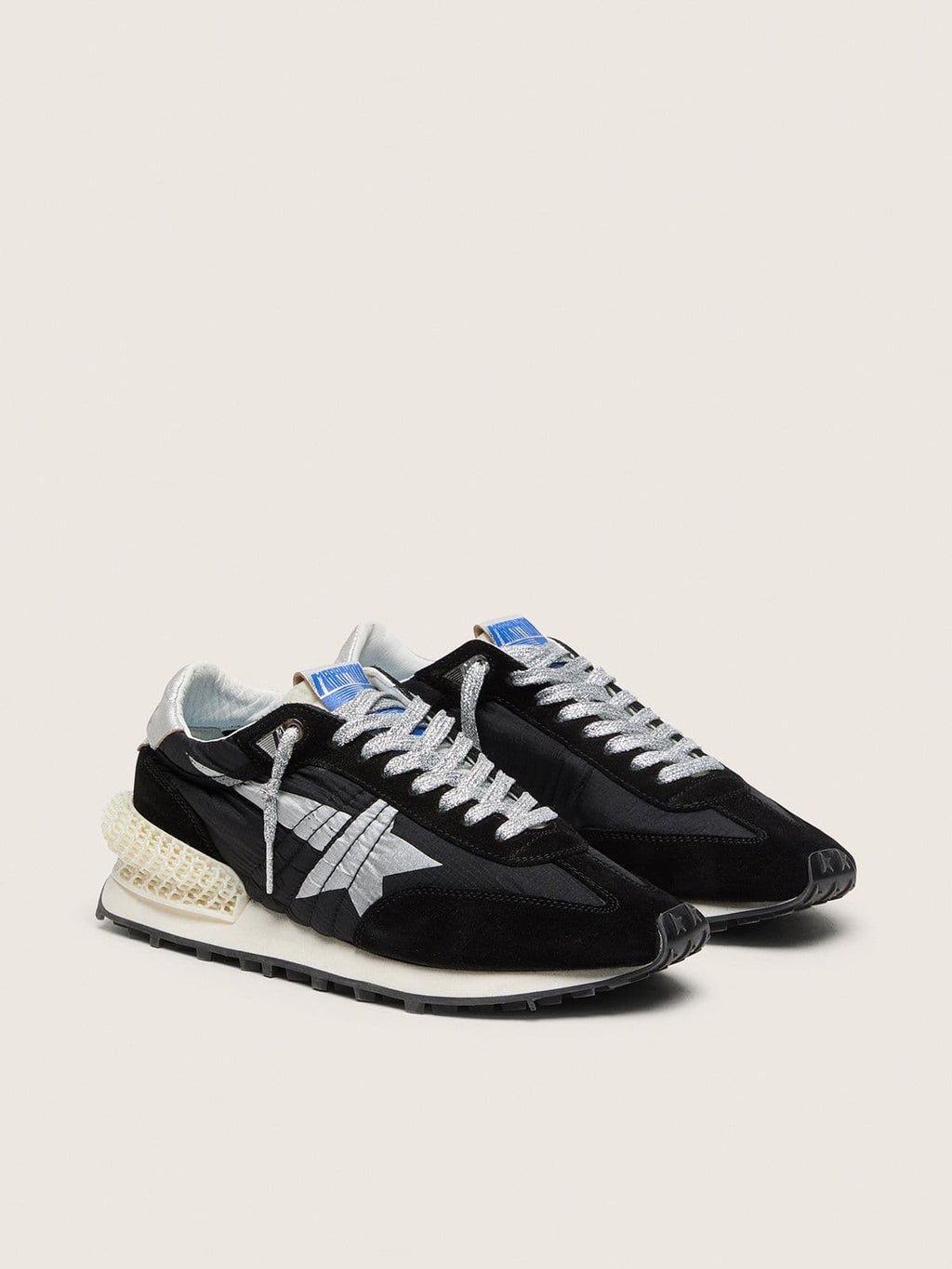 Women’s Marathon with black ripstop nylon upper and silver star