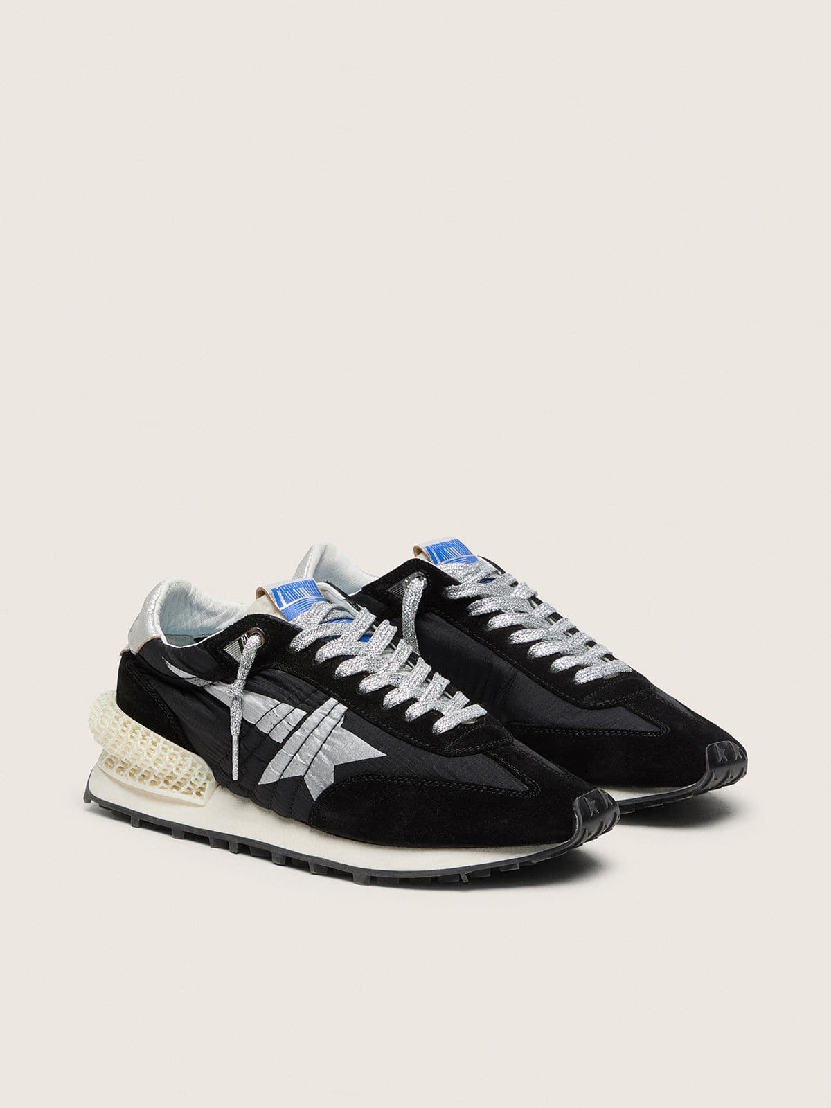 Women’s Marathon with black ripstop nylon upper and silver star