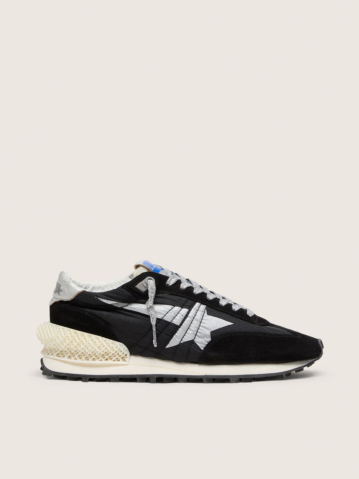 Women’s Marathon with black ripstop nylon upper and silver star
