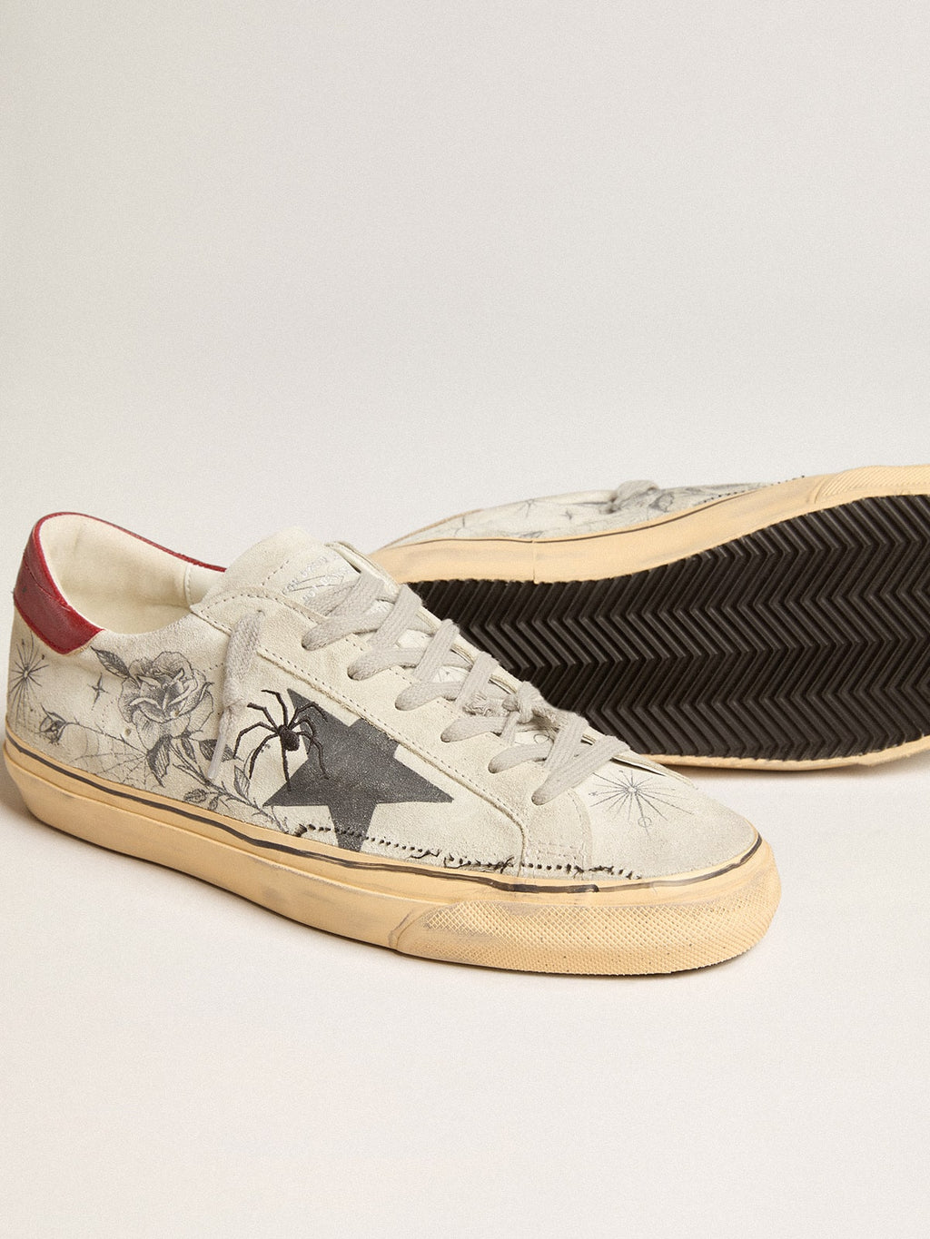 HAUS of Dreamers exclusive women’s Super-Star in ice gray crust leather