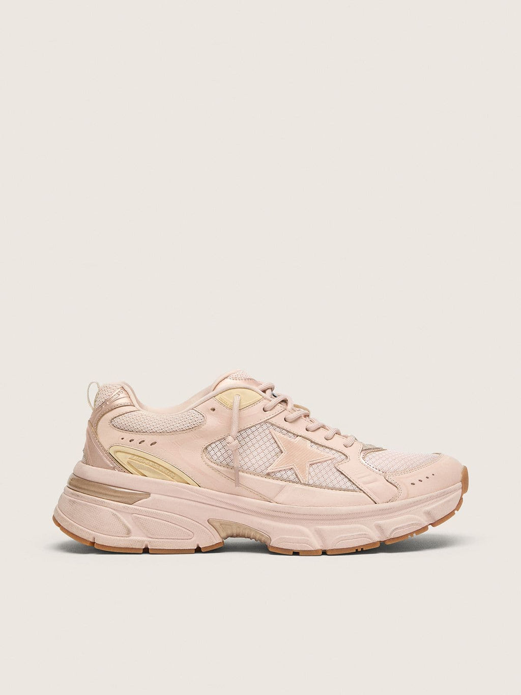 Women’s Lightstar with pink leather and mesh upper and pink star