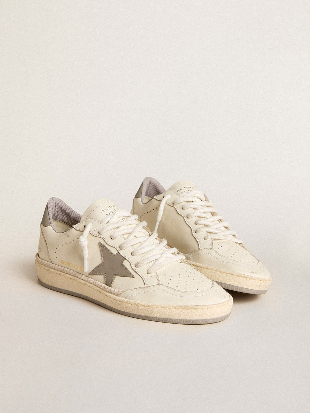 Women’s Ball Star LTD with gray leather star and heel tab and stitching