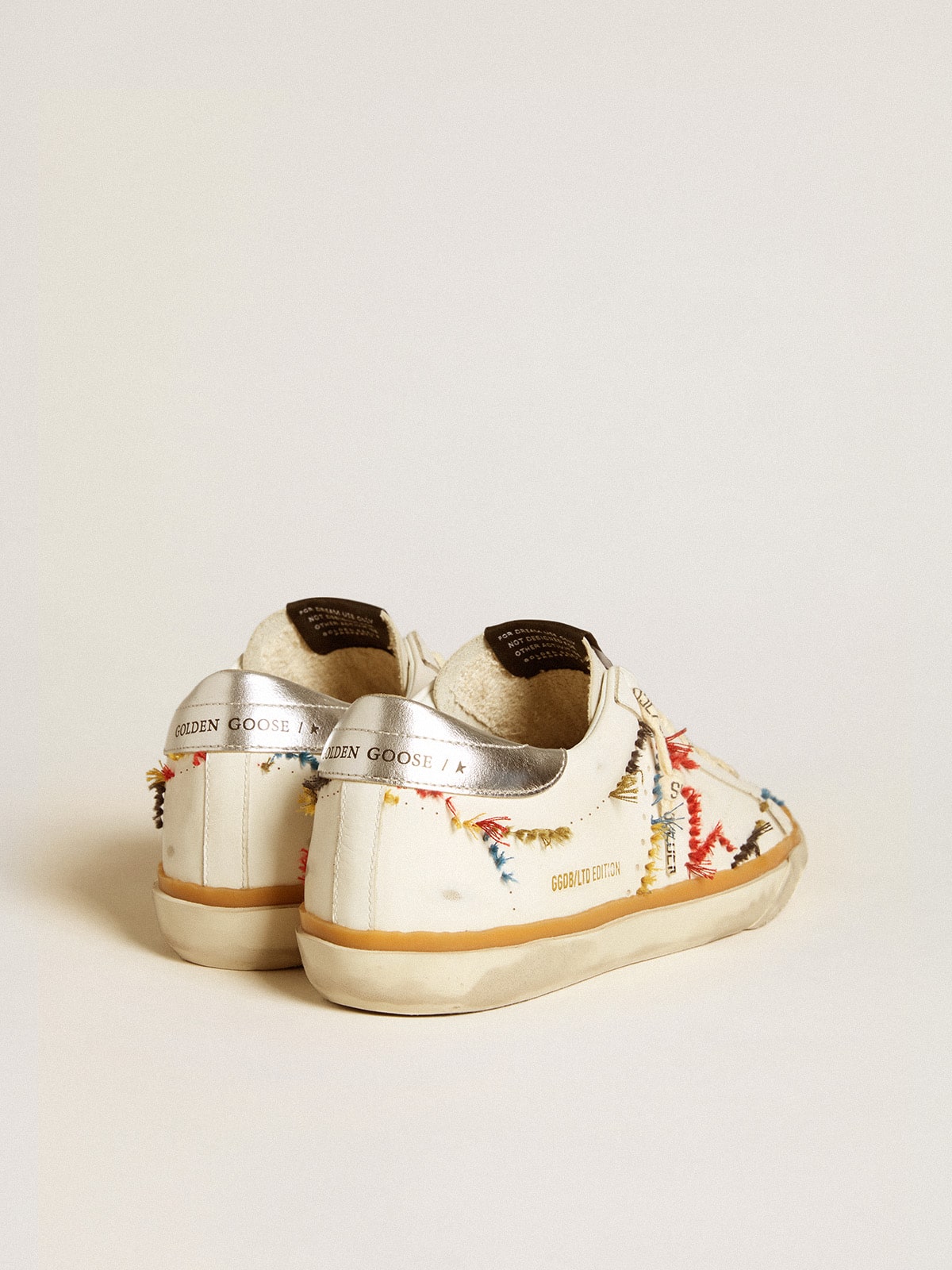 Women’s Super-Star LTD with perforated star and metallic leather heel tab