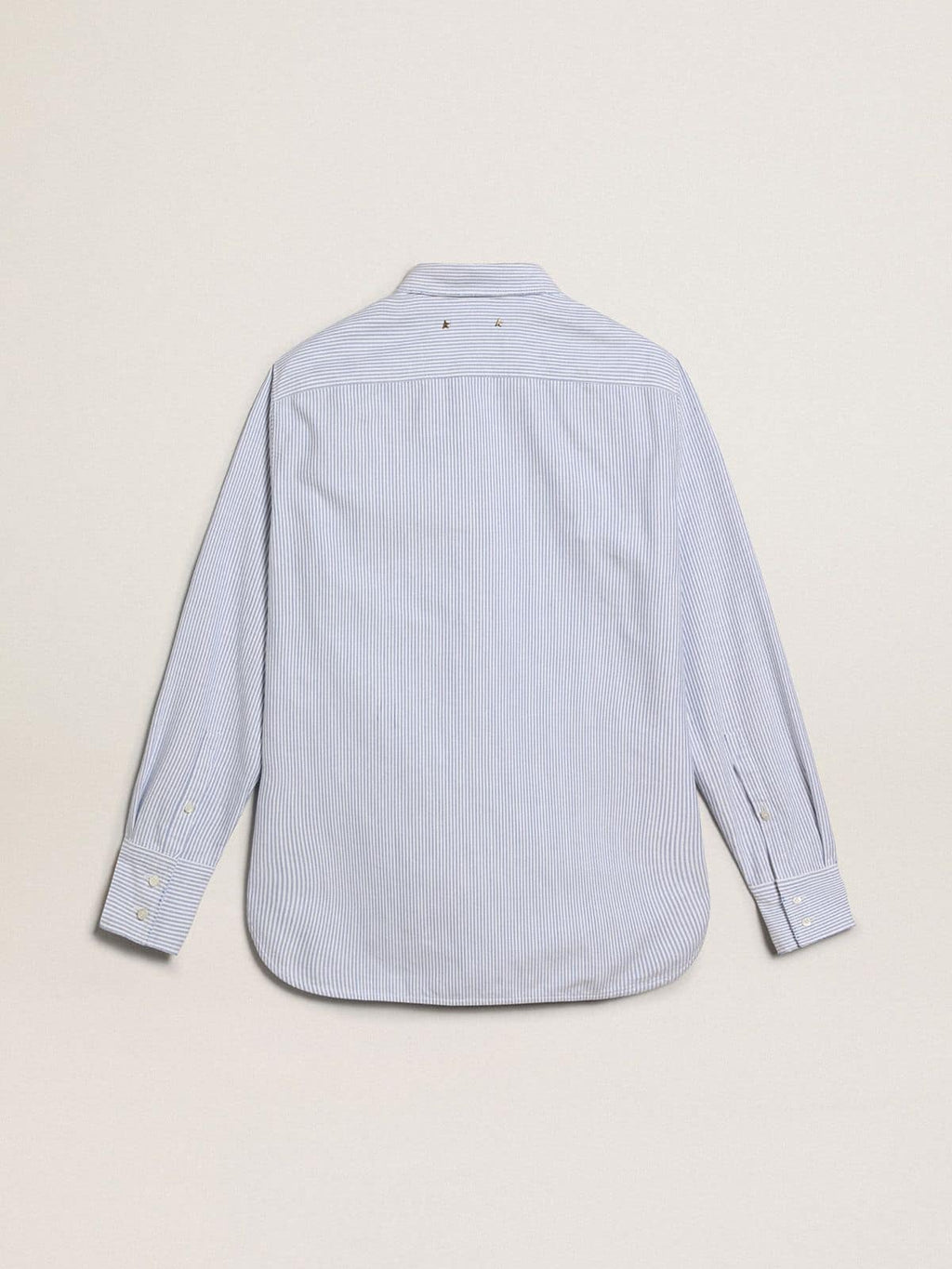 Women's shirt with narrow stripes