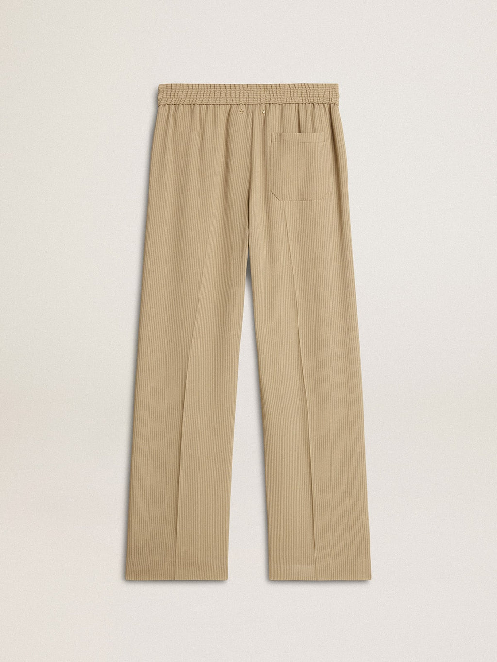 Women's travertine-colored joggers
