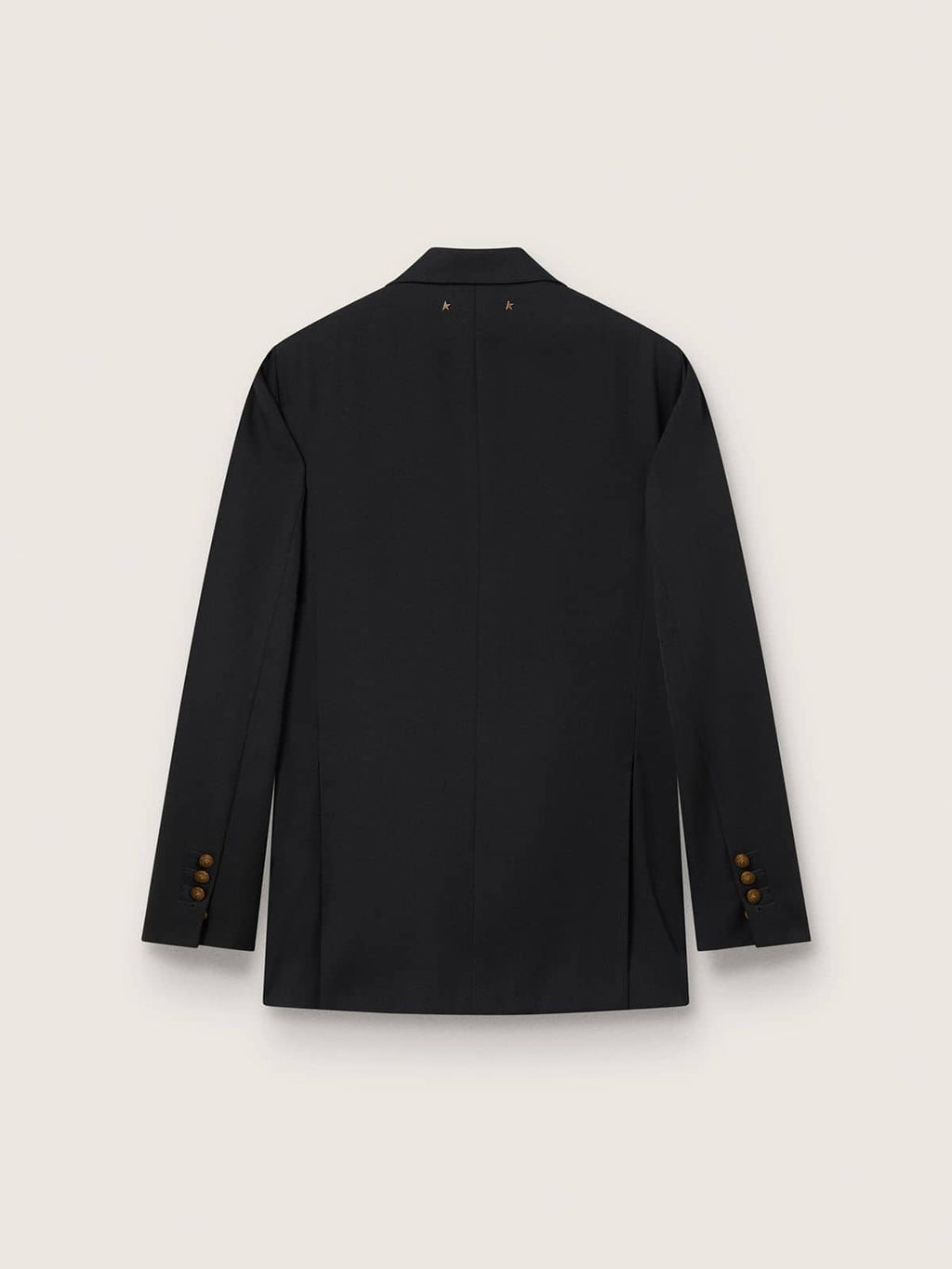 Women’s black double-breasted blazer