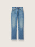 Women's cropped flared jeans with medium wash