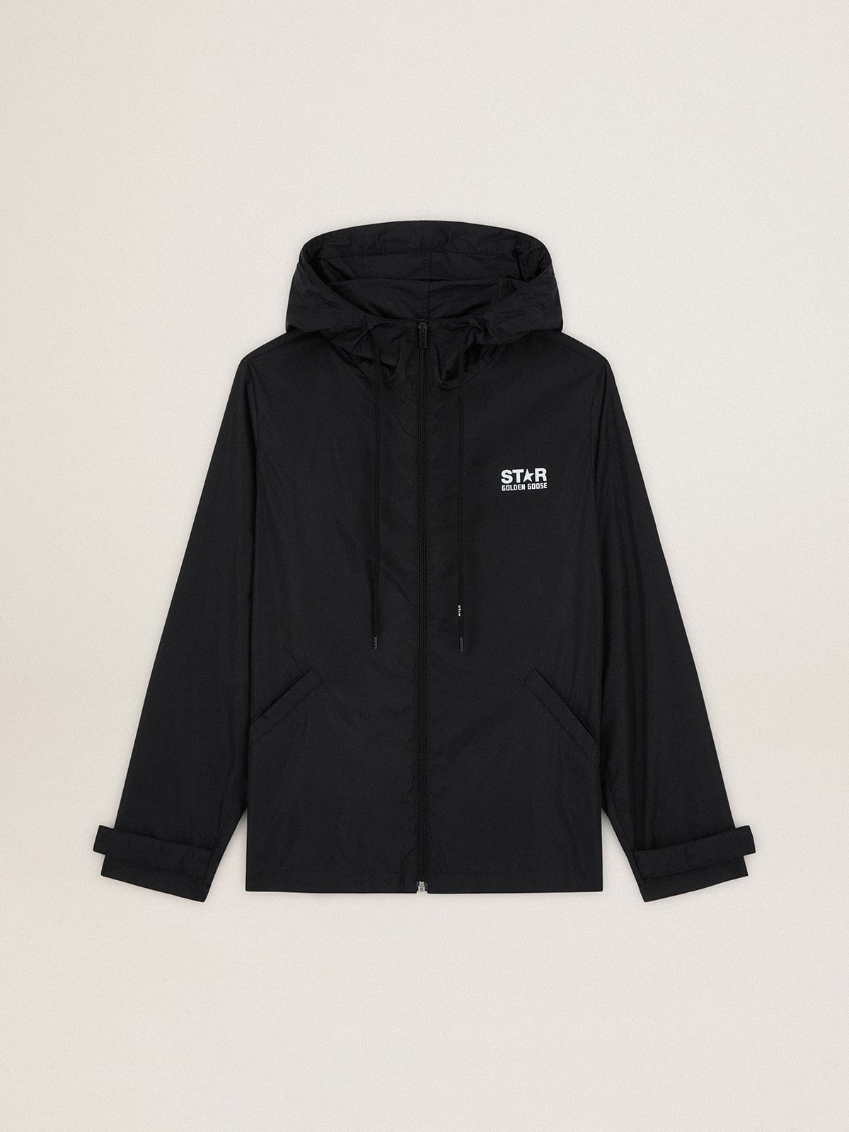 Women’s windcheater with contrasting white logo and star