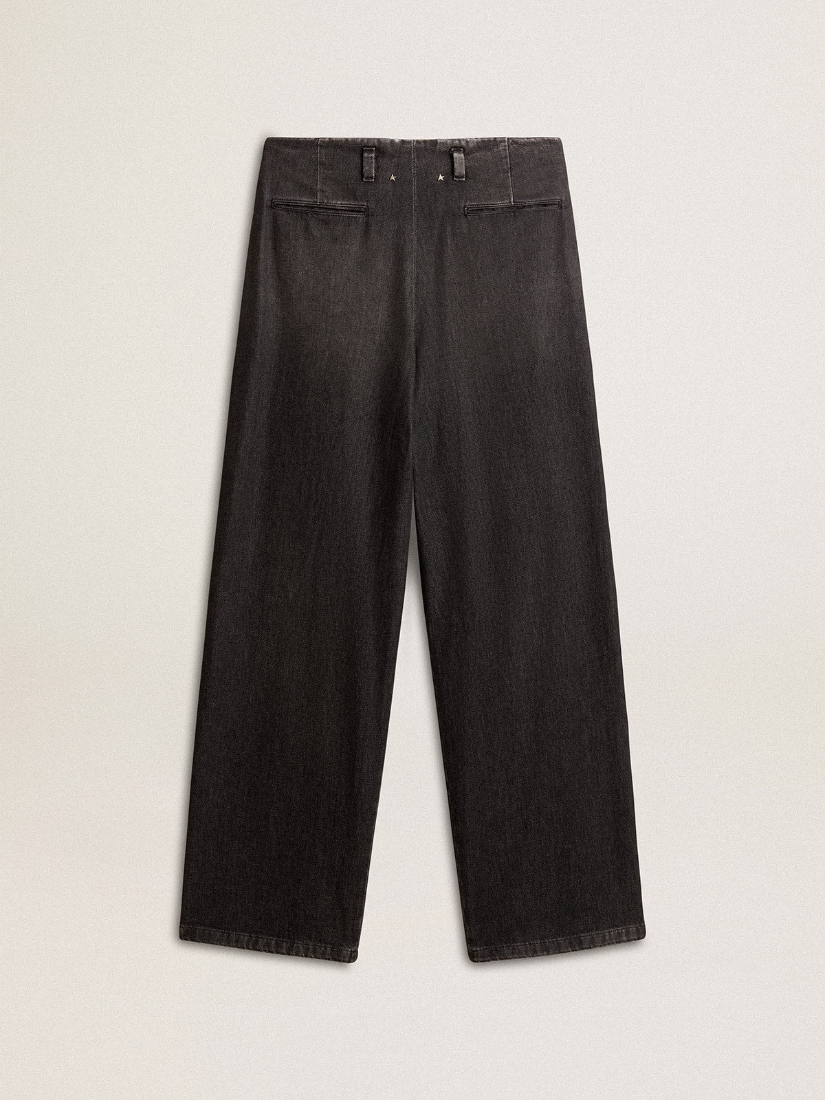 Women's medium-wash cotton pants