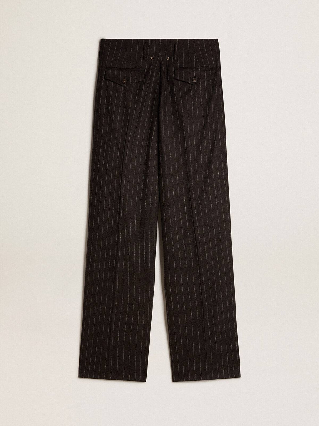 Women’s pants in dark gray wool