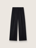 Women’s black wool gabardine pants