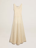 Ecru-colored tank dress