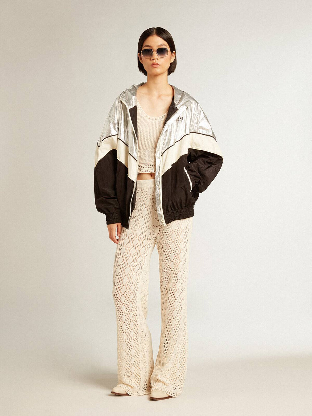 Women's ecru-colored pants