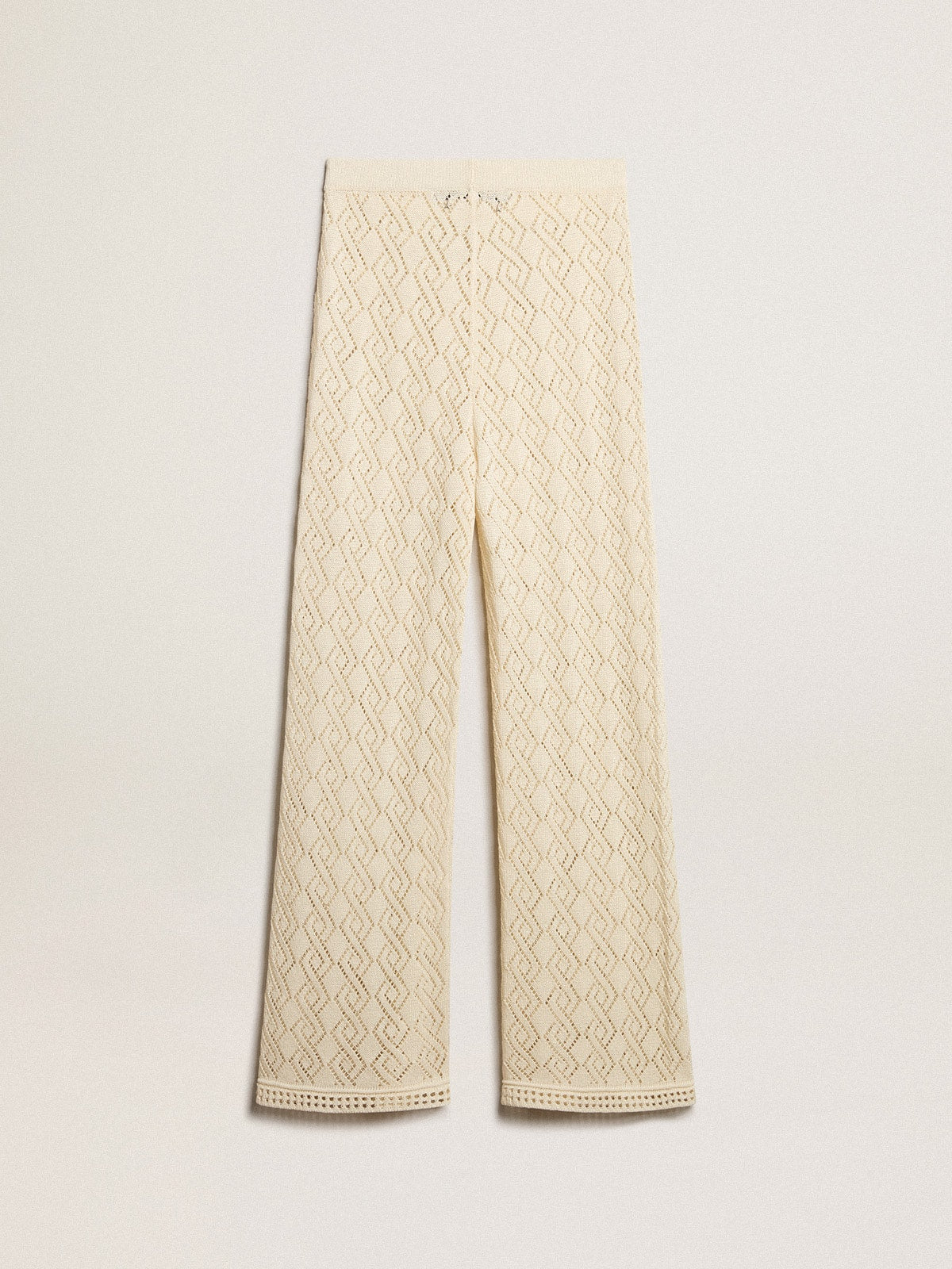 Women's ecru-colored pants