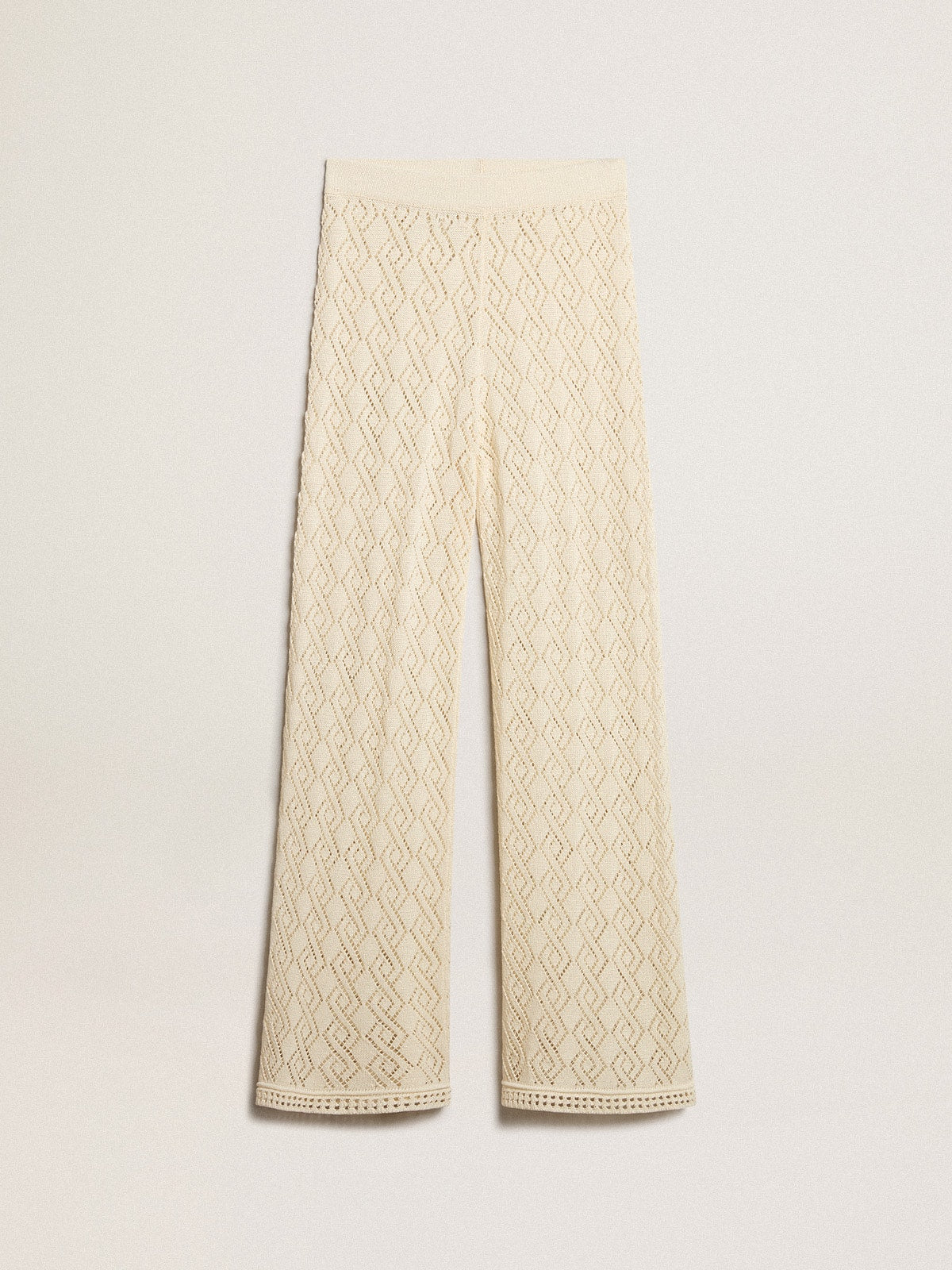 Women's ecru-colored pants