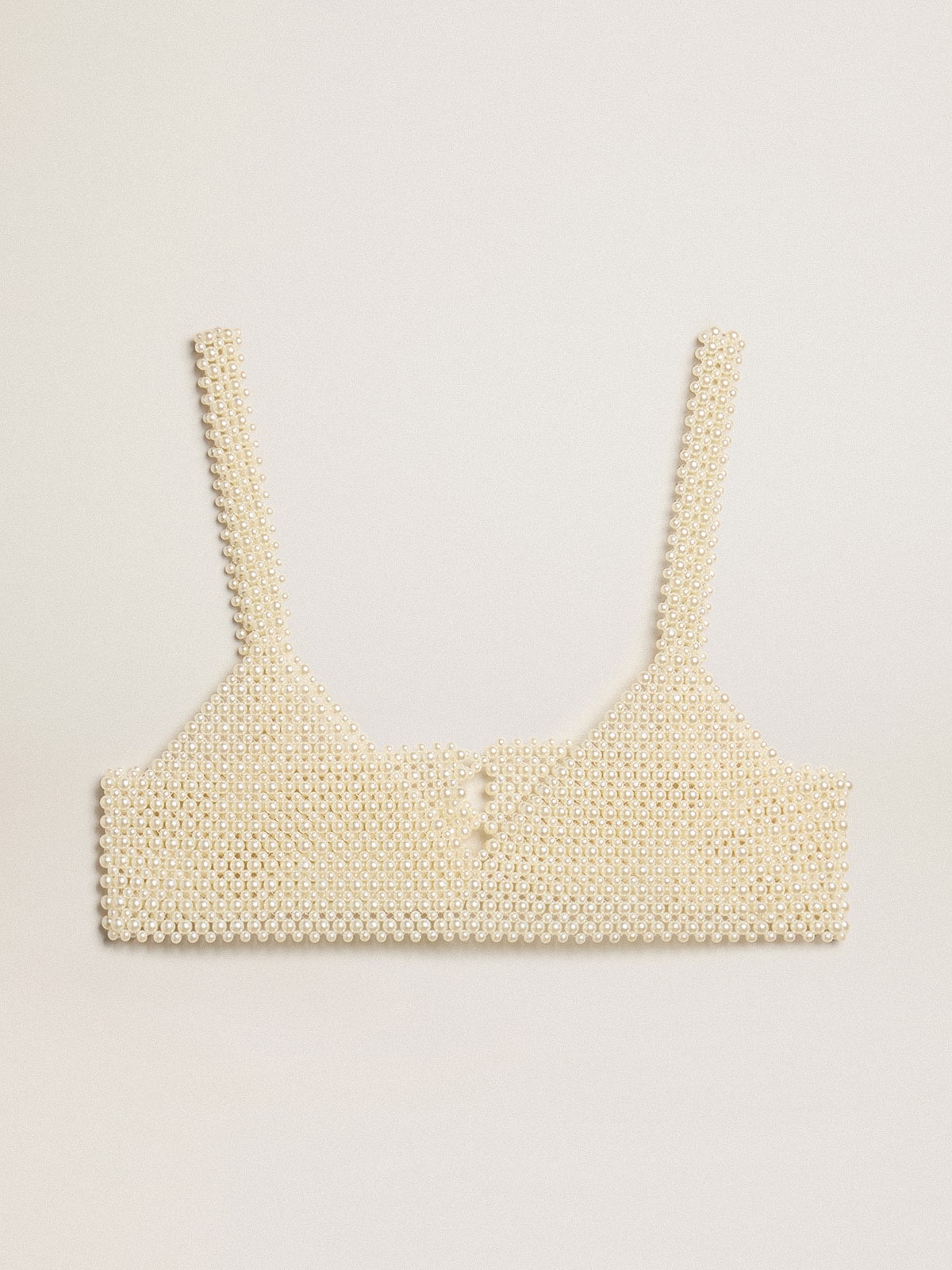 Women’s string of pearls top