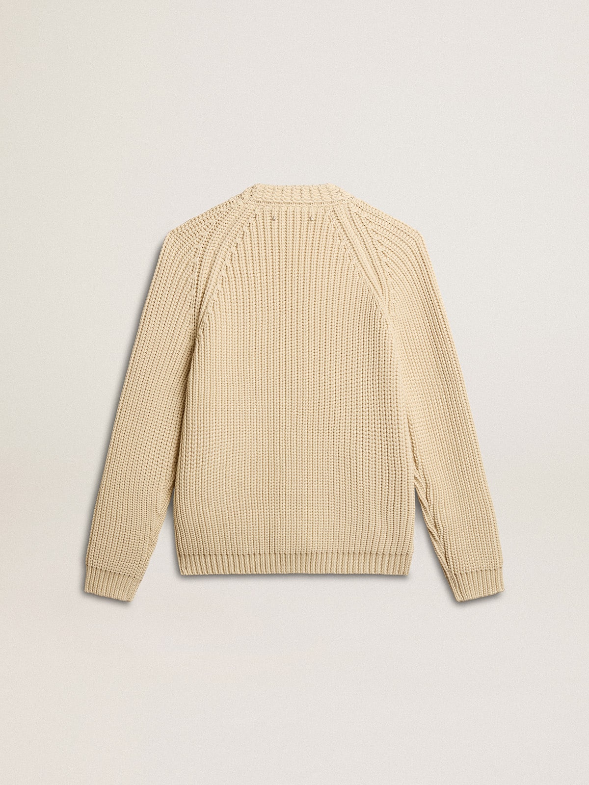 Women's cotton cardigan with embroidery on the front