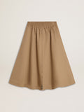 Women’s beige circle skirt