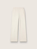 Women’s white cotton joggers