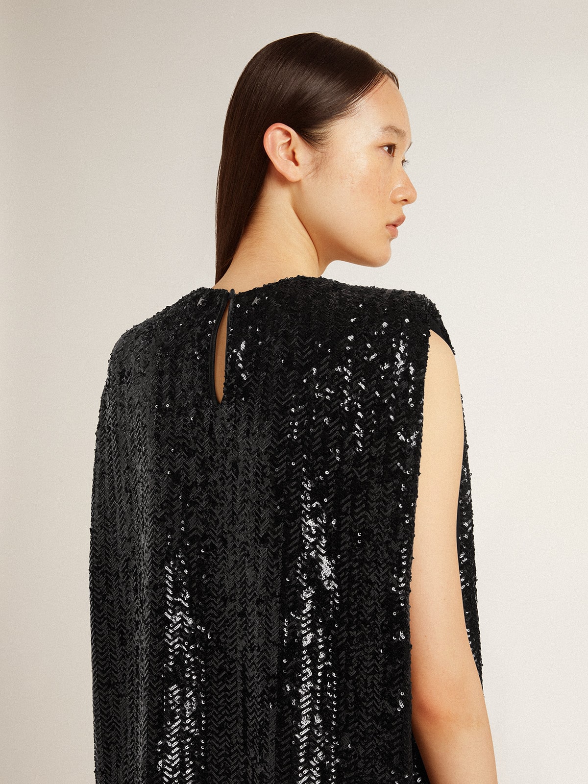 Women’s black sequin dress