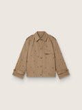 Women's oversized trench coat with crystals