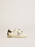 Old School Young with silver glitter star and glitter heel tab