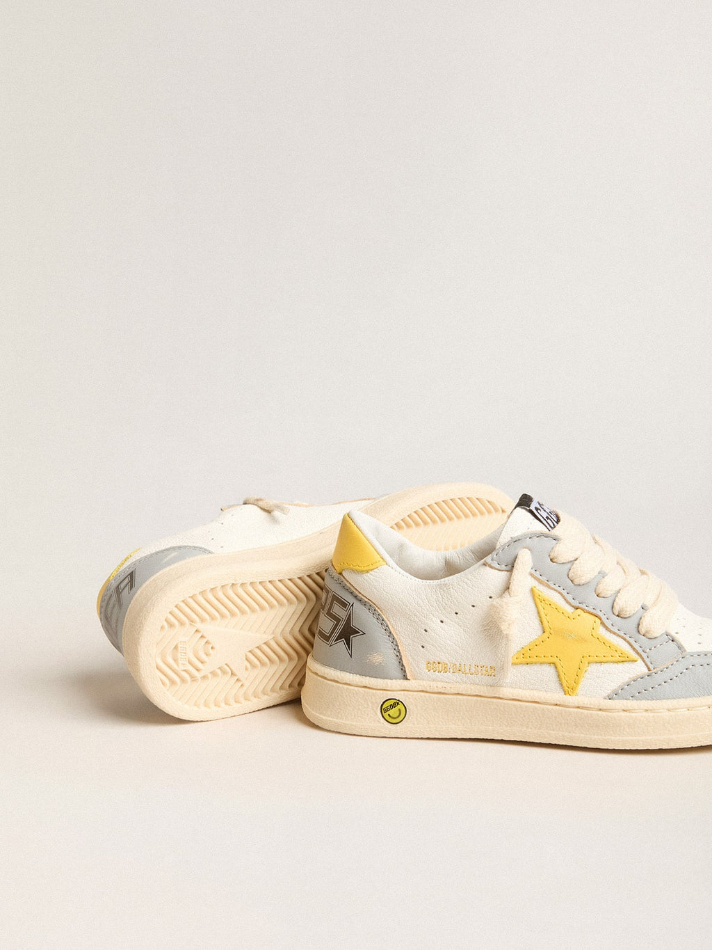 Ball Star Junior with yellow leather star and heel tab