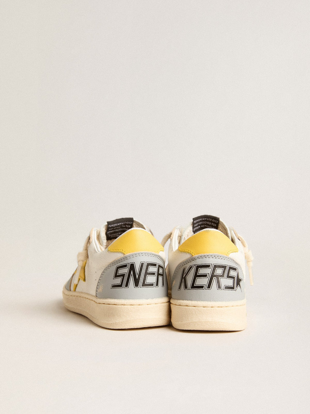 Ball Star Junior with yellow leather star and heel tab