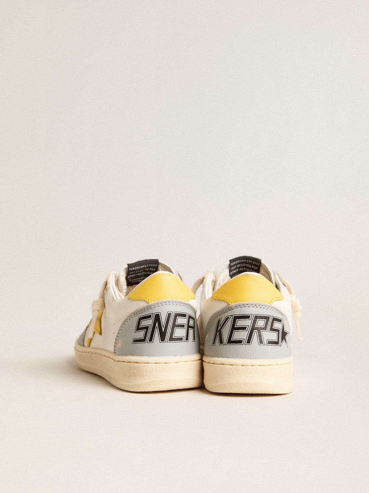 Ball Star Junior with yellow leather star and heel tab